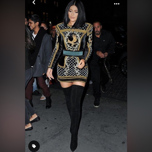 Christmas Party Mini Dress Long Sleeve - Picture 3 of 8